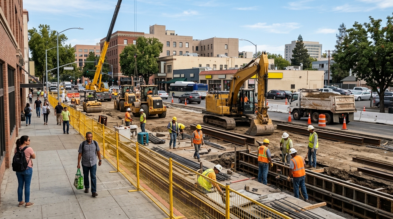 Public infrastructure project in Sacramento County