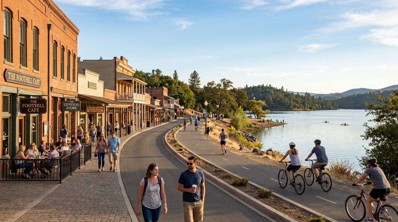 Weekend trip combining Historic Folsom and Lake Natoma